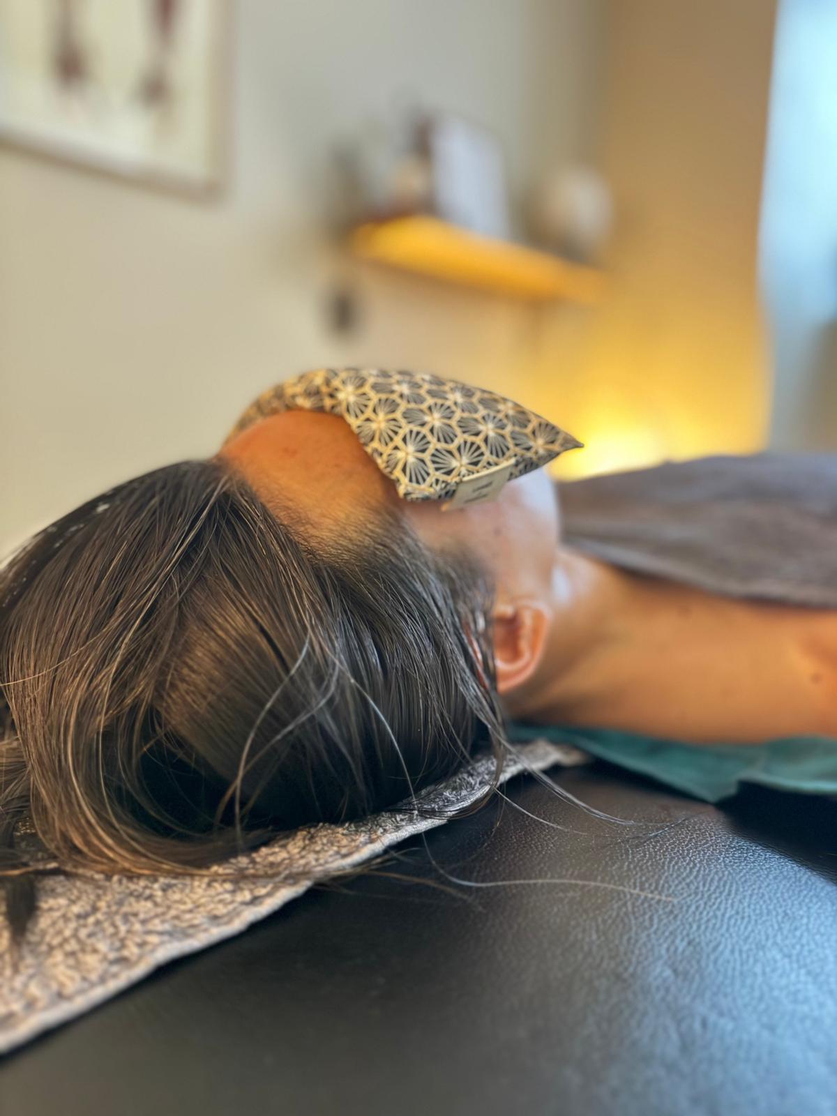 Coussin de relaxation pour les yeux