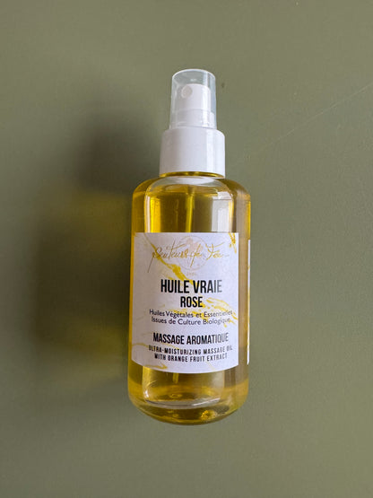 Huile de "Rose" - Massage et Auto-Massage