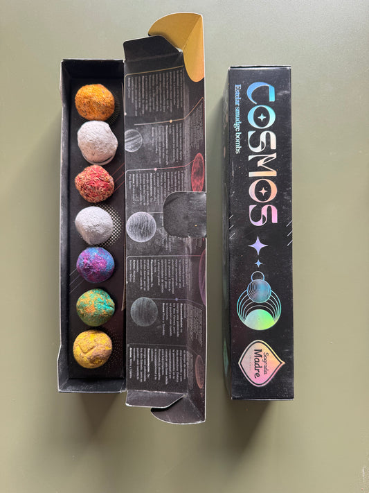 Bombes d’Encens Sagrada Madre – Duo Cosmos (2 Coffrets – 14 Bombes)