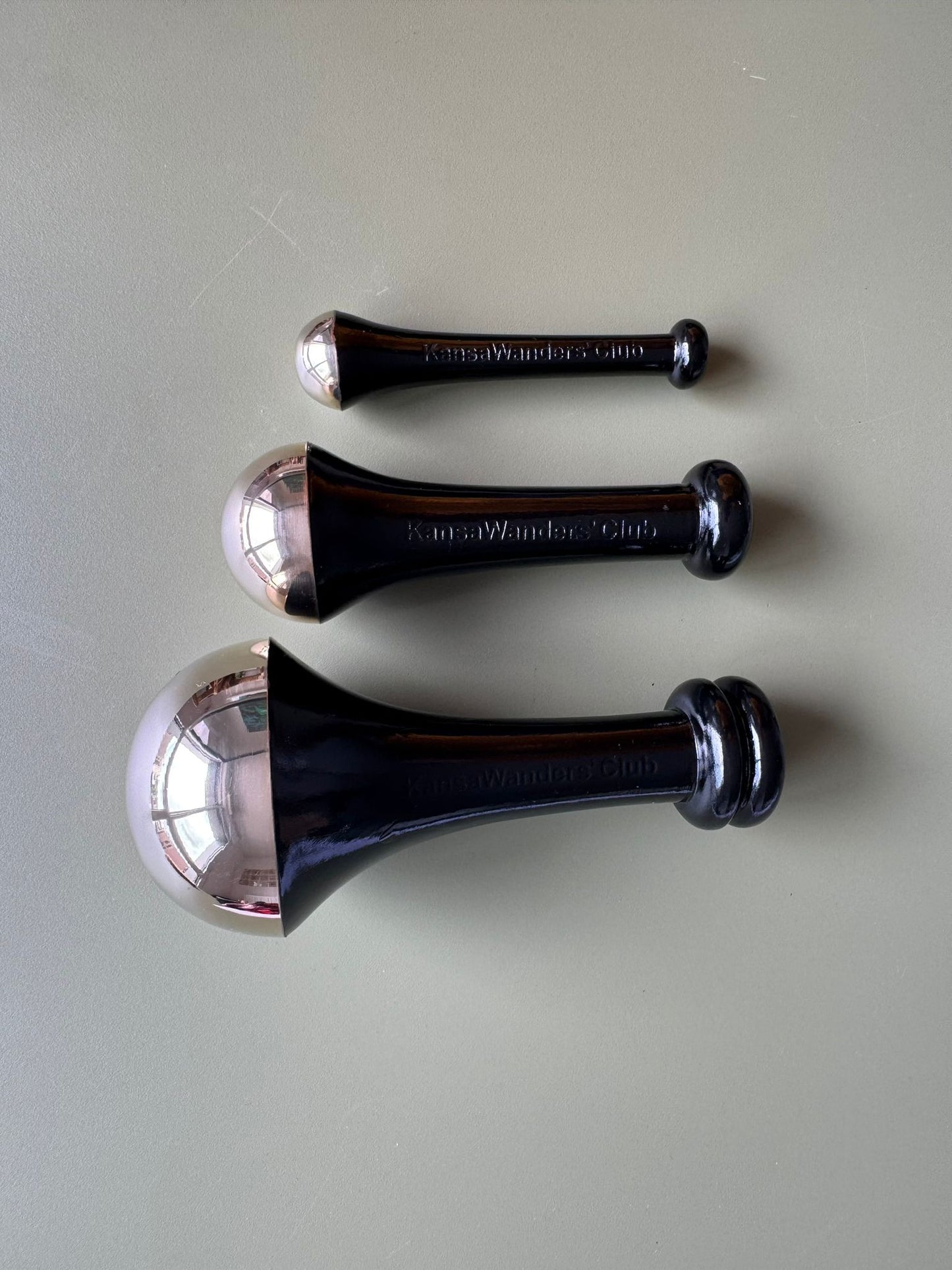 Kansa Wand Noir | Set de 3 tailles (S, M, L)