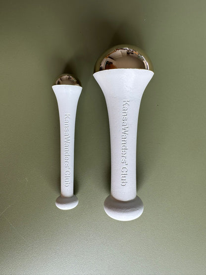 Kansa Wand Blanc | Coffret duo Visage (S, M)